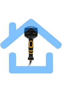 Фен технический HGH-2000, 2000 Вт, 2 режима Denzel