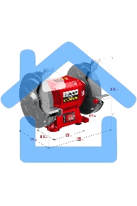 Заточной станок ЗУБР, d200 мм, 400 Вт, СТ-200