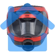 Пылесос Willmark VC-2255CYM красный, 380/1800 Вт, уборка сухая, пылесборник контейнер циклонного типа, 1.5 л