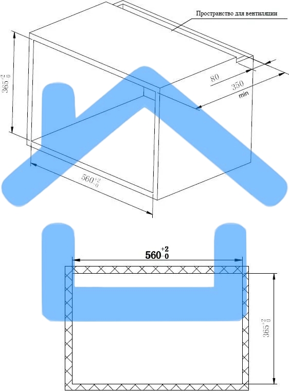 Микроволновая печь встраиваемая Weissgauff HMT-620 B Grill черный, 20 л, 700 Вт, переключатели - кнопки/поворотный механизм