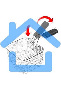 Фритюрница электрическая Tuarex AG-3501 черный/стальной, мощность 2000 Вт, сенсорное управление, объем масла 2,5 л, регулир. темп, 4 шт/уп.