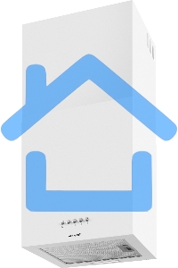 Вытяжка пристенная цилиндрическая Weissgauff Box 40 PB белый, 40 см, 900 куб. м/ч, 58 дБ