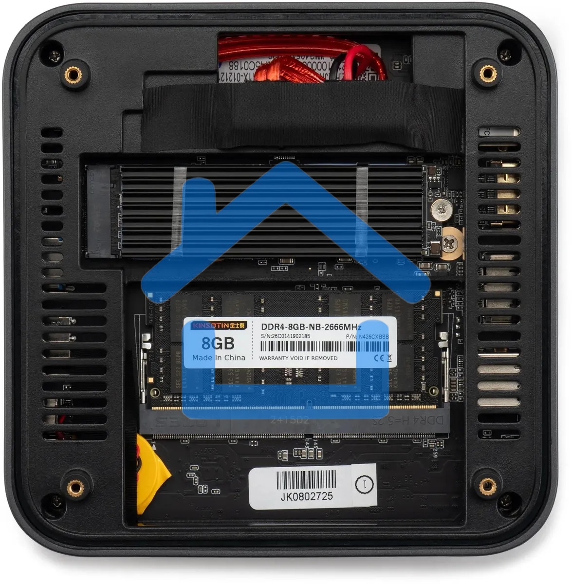 Неттоп IRU 110ALCN N200 (1) 8Gb SSD256Gb UHDG Windows 11 Professional GbitEth WiFi BT черный (2012500)