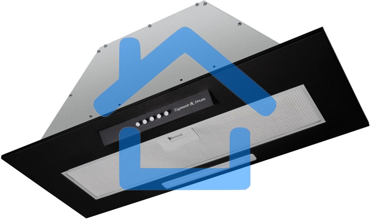 Вытяжка встраиваемая Zigmund & Shtain K 012.7 B черный, 70 см, 1010 куб. м/ч, 72 дБ
