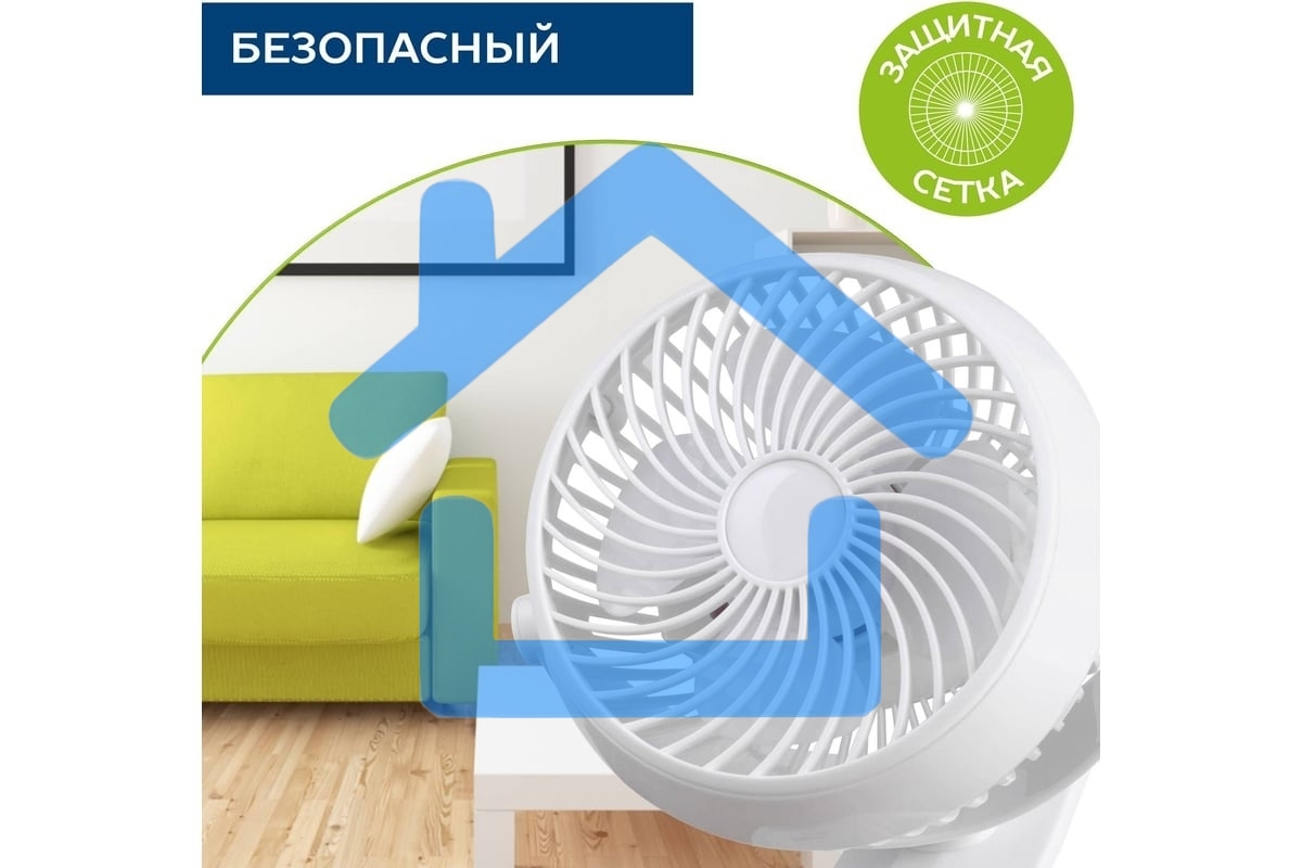 Вентиляторы настольные Scarlett SC-DF111S98 белый