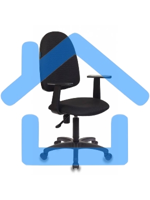 Кресло компьютерное Бюрократ CH-1300/T-15-21 черный Престиж+