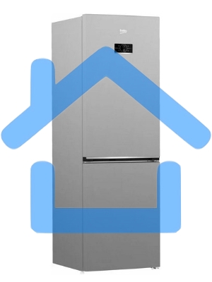 Холодильник Beko B3R0CNK362HS серебристый двухкамерный 220/100л морозилка снизу