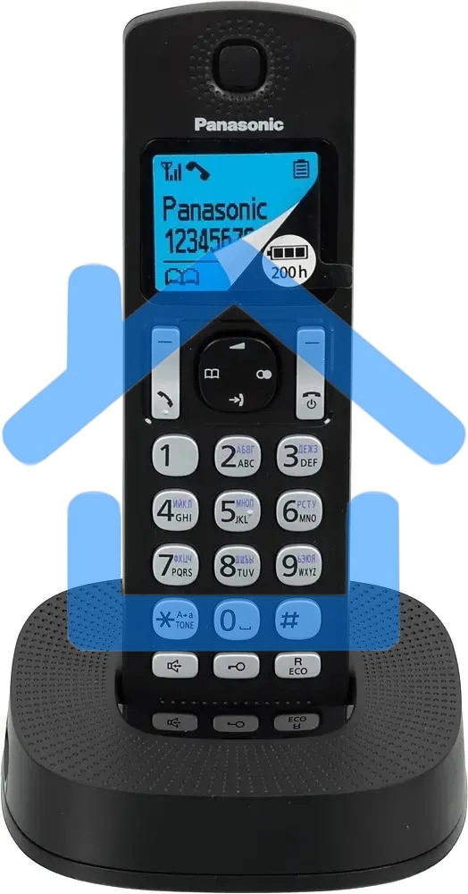 Телефон беспроводной (DECT) Panasonic KX-TGC310RU1 черный АОН