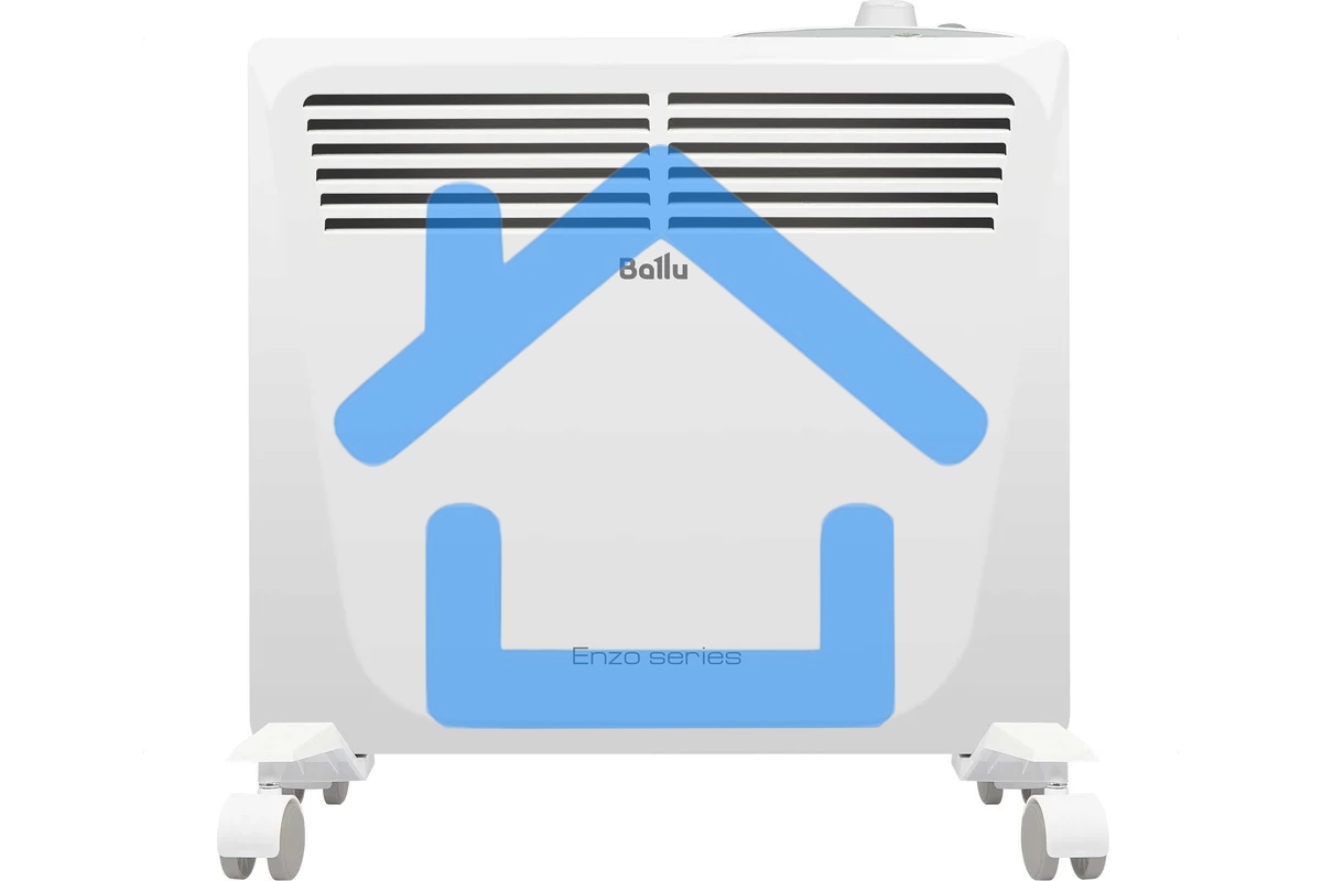 Конвектор Ballu Enzo BEC/EZMR-500 белый, 500 Вт, 8 м2, термостат