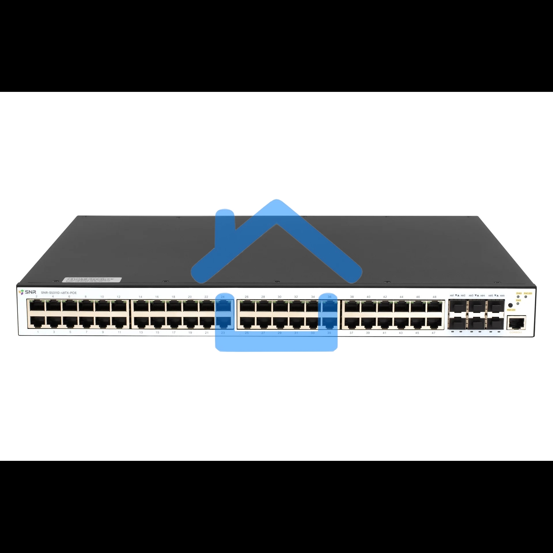 Управляемый PoE коммутатор уровня 2+ SNR-S5311G-48TX-POE
