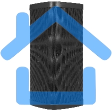 Минисистема AIWA CAS-618 черный