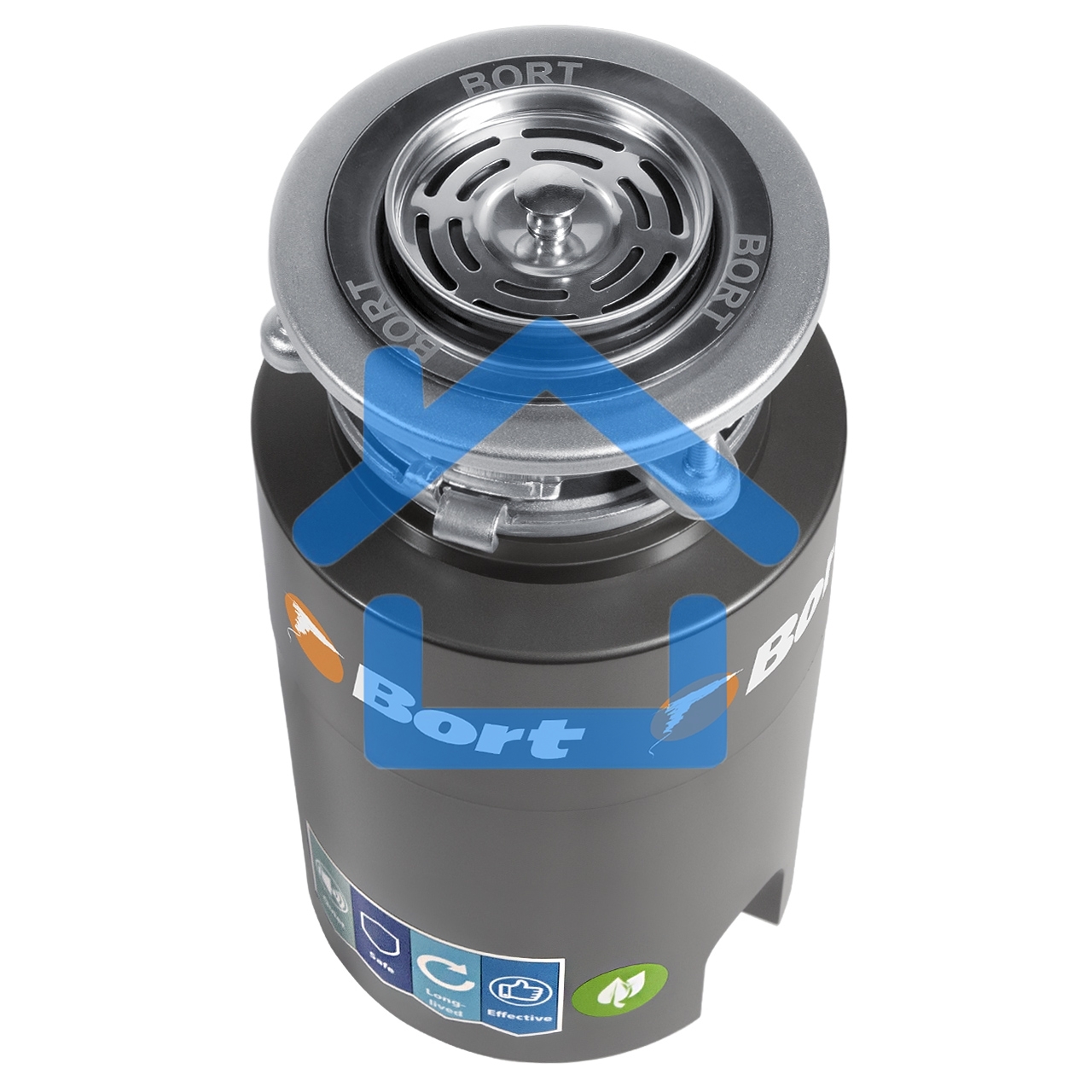 Измельчитель пищевых отходов Bort TITAN 4000 390 Вт; 4,2 кг/мин; 2800 об/мин; 1200 мл; Металл ; набор аксессуаров 4 шт [91275769] 91275769