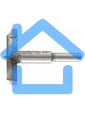 Сверло Форстнера по дереву, 60 мм, цилиндрический хвостовик Сибртех