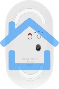 Мышь беспроводная Logitech Pebble 2 M350S белый, 4000 dpi, Bluetooth, кнопки - 3