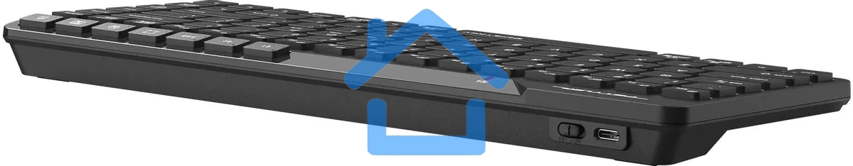 Клавиатура A4Tech Fstyler FBK26C AS беспроводная, USB, Bluetooth/Радиоканал, черный