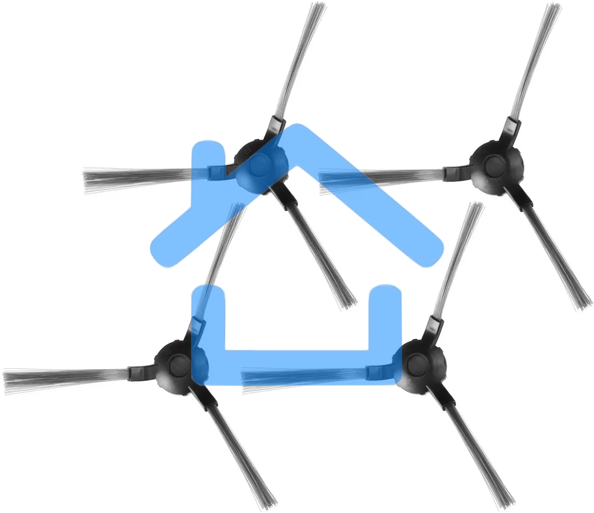 Робот-пылесос Starwind SRV3950 черный, 18 Вт, 1500 мА·ч Li-Ion, уборка влажная/сухая, пылесборник контейнер 0.2 л