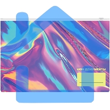 Папка на молнии ZIP Silwerhof OIL A5+ ПВХ 0.25мм