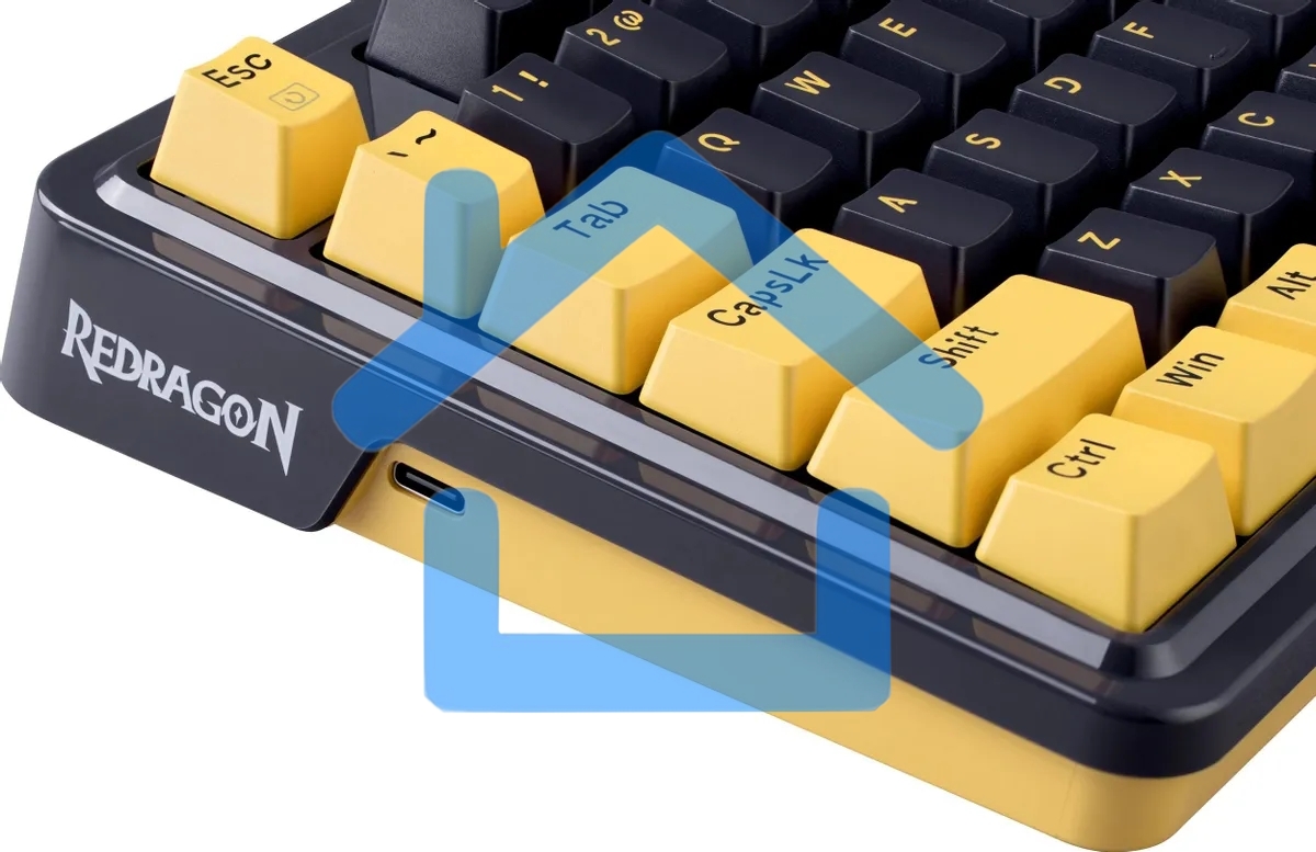 Клавиатура Redragon Elf (71664) проводная, USB, черный/фиолетовый