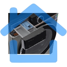 Стиральная машина HIBERG i-DDQ10 - 814 Sd Темно-серый загр. фронтальная макс.: 8 кг 1400 об/мин класс: А+++