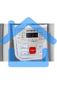 Мультиварка SUPRA MCS-4115 5 л, 900 Вт, 11 программ, серебристый/белый