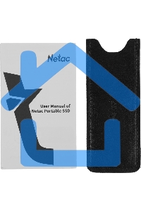 Внешний SSD Netac Z SLIM, 250 GB, USB 3.2 Gen 2 Type-C, R/W 550/480, черный