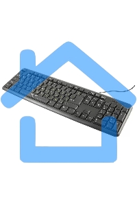 Клавиатура Gembird KB-8320U-BL проводная, USB, черный