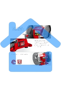 Заточной станок ЗУБР, d200 мм, 400 Вт, СТ-200