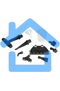 Паровая швабра Maunfeld MF-1933BL PRO 1500 Вт, белый