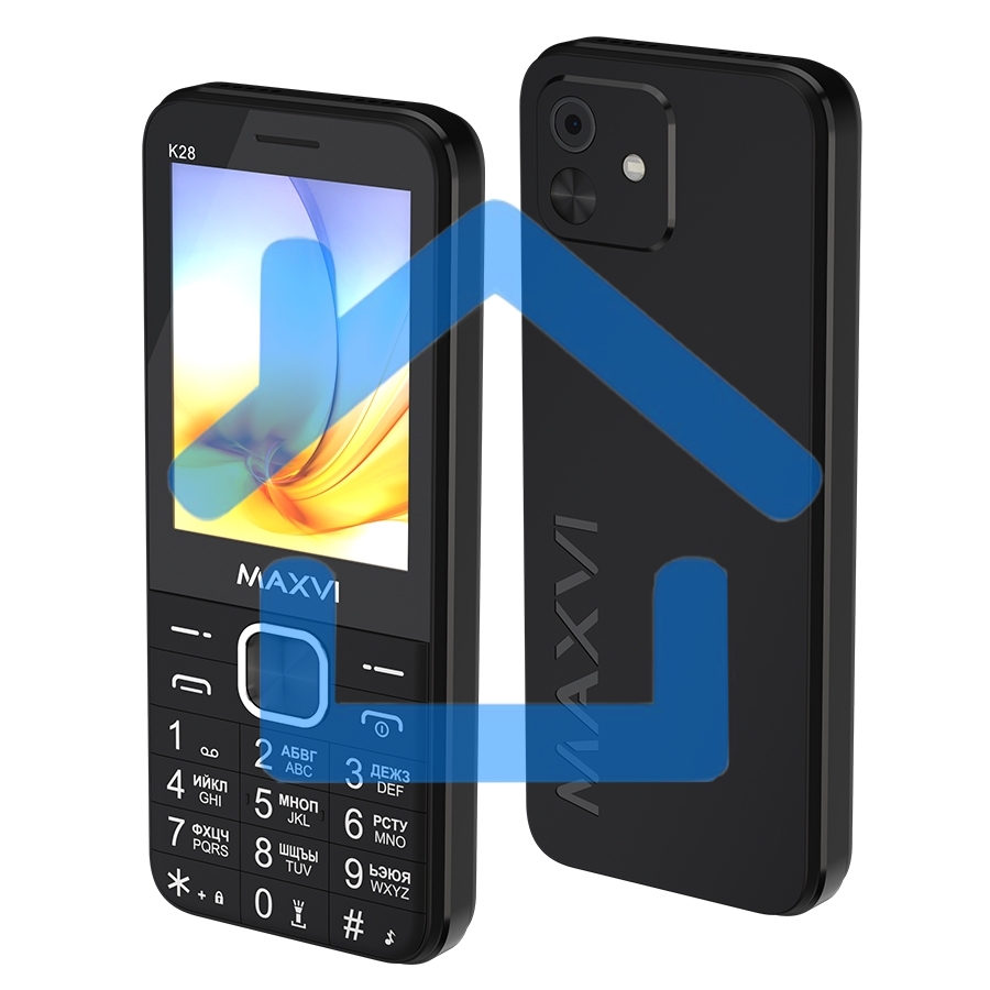 Мобильный телефон Maxvi K28 32/32Mb черный