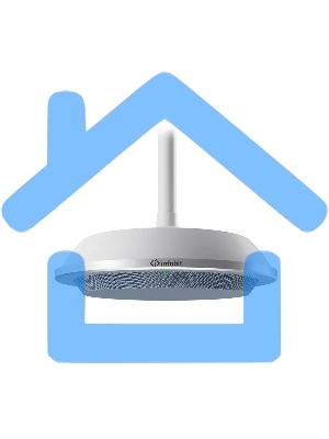 Микрофон Infobit iSpeaker CM710 Микрофонный массив, Digital Array Ceiling Microphone, support daisy-chain