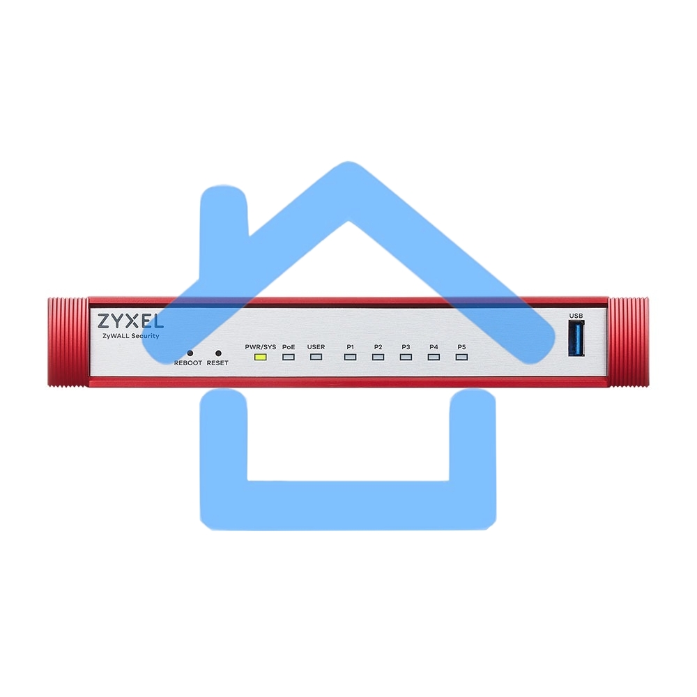Межсетевой экран Zyxel USG FLEX 50HP с подпиской Gold на 1 год (AV, CF, IDP/DPI, Sandboxing, SecuReporter), 1xRJ-45: 1G PoE+ (LAN/WAN), 4xRJ-45: 1G (LAN/WAN), 1xUSB3.0 **