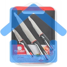 Набор ножей Rondell RD-1010 3шт с разделочной доской