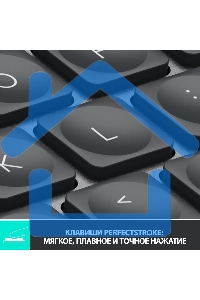 Клавиатура Logitech MX Keys Mini (920-010501) беспроводная, USB, Bluetooth/Радиоканал, темно-серый/черный