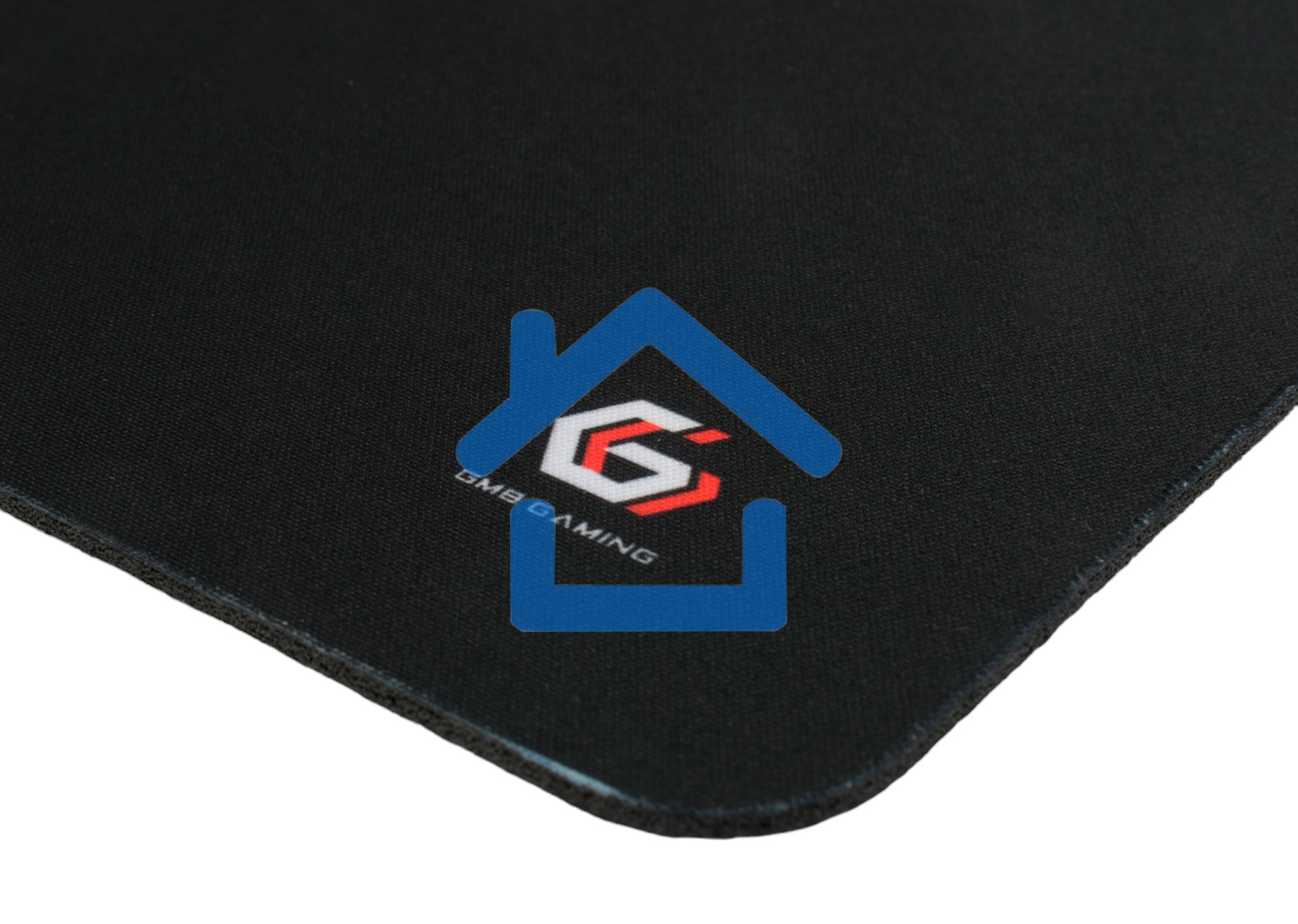 Коврик для мыши Gembird MP-35-25-BLACK, черный, 350х250х3мм, ткань+резина, пакет