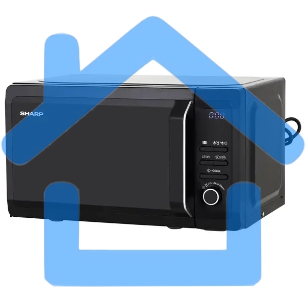 Микроволновая печь Sharp R2852RK / 20 л, 800 Вт, эмаль, черный