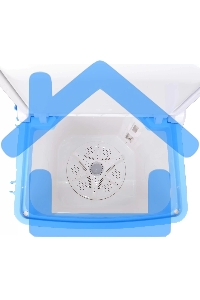 Стиральная машина Renova WS-65PE (LITE) белый, загрузка вертикальная 6,5 кг, отжима нет, класс: А