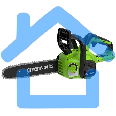 Цепная пила аккумуляторная GreenWorks G40CS30IIK2, 40V, 30 см, с 1* АКБ 2А*ч и ЗУ (2007807UA)