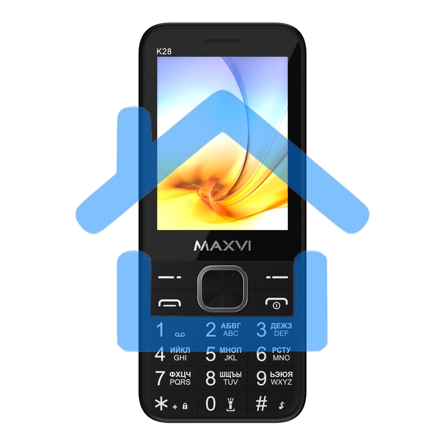 Мобильный телефон Maxvi K28 32/32Mb черный
