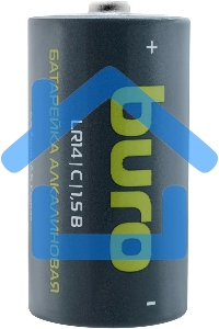 Батарея Buro Alkaline LR14 C 7500mAh (2шт) блистер, 1.5 В