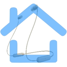 Наушники Sony WI-C100 бежевый