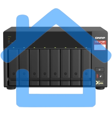 Сетевое хранилище без дисков SMB QNAP TS-873A-8G NAS, 8 trays 3,5