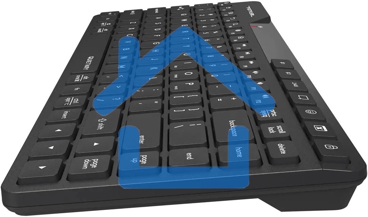 Клавиатура A4Tech Fstyler FBK26C AS беспроводная, USB, Bluetooth/Радиоканал, черный
