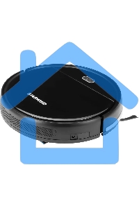 Робот-пылесос Starwind SRV3950 черный, 18 Вт, 1500 мА·ч Li-Ion, уборка влажная/сухая, пылесборник контейнер 0.2 л