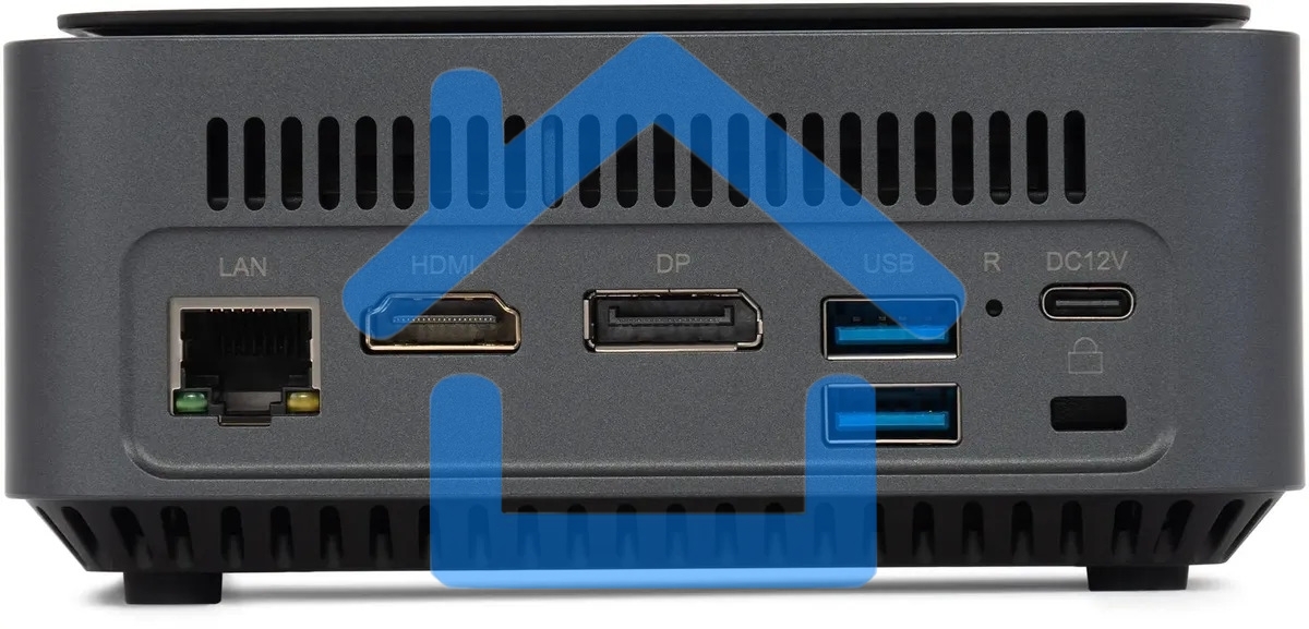 Неттоп IRU 110ALCN N200 (1) 8Gb SSD256Gb UHDG Windows 11 Professional GbitEth WiFi BT черный (2012500)