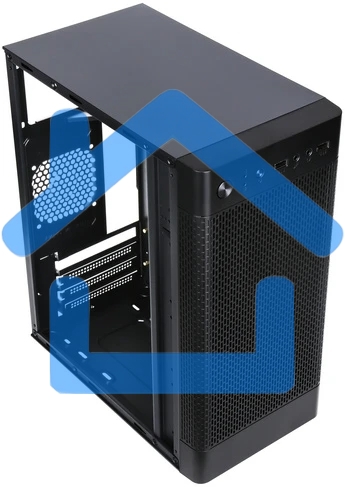 Компьютерный корпус Accord Q03B черный без БП mATX 2xUSB 3.0 audio