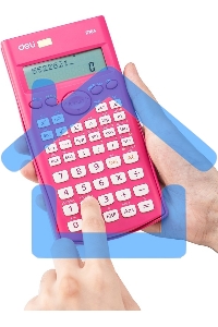 Калькулятор научный Deli E1710A/RED красный 10+2-разр.