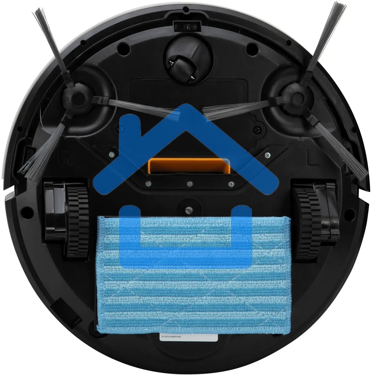 Робот-пылесос Starwind SRV3950 черный, 18 Вт, 1500 мА·ч Li-Ion, уборка влажная/сухая, пылесборник контейнер 0.2 л