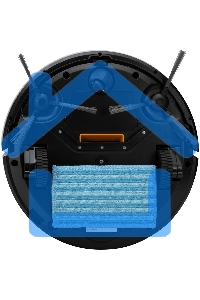 Робот-пылесос Starwind SRV3950 черный, 18 Вт, 1500 мА·ч Li-Ion, уборка влажная/сухая, пылесборник контейнер 0.2 л