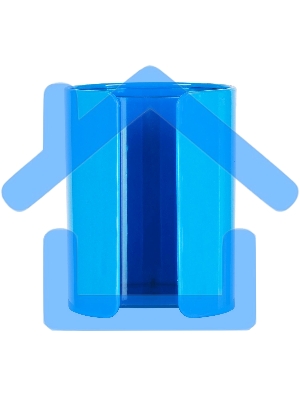 Подставка Deli E9141 для письменных принадлежностей, 82х82х106мм, ассорти, пластик