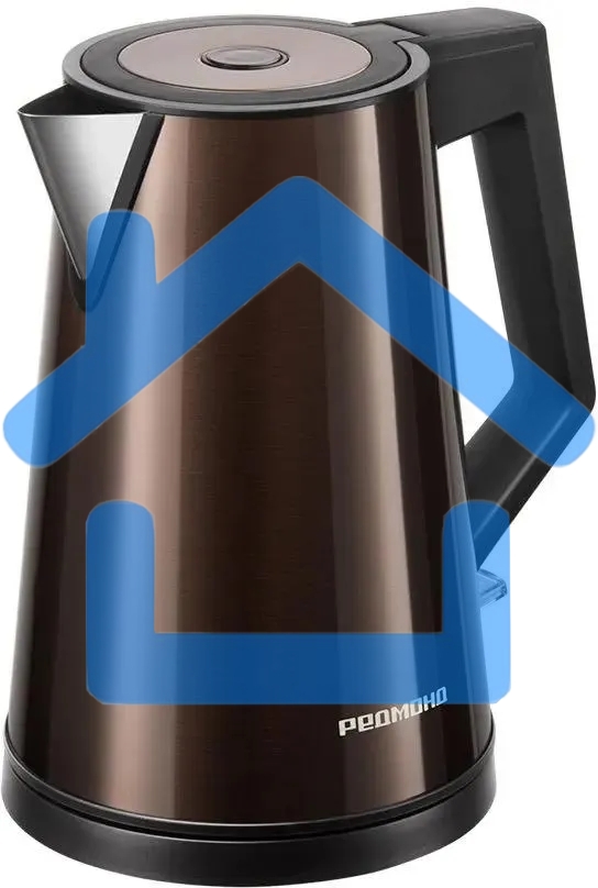 Чайник электрический Redmond KM244 1.7 л, 2200 Вт, коричневый